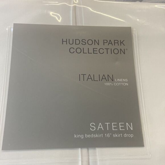 Hudson Park Collection 680TC Sateen Bedskirt, King - 100% Exclusive - Picture 2 of 3